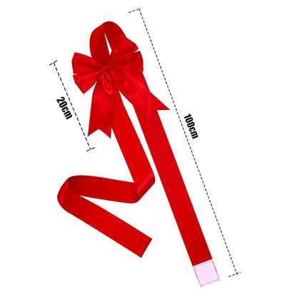 HollyHouse - Rote Weihnachts-Sonderausgabe Traditionelle Schleife